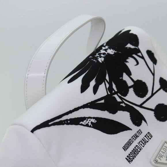 PRADA Backpack Nylon White Silver 1bz072 1bz072 - Picture 6 of 10